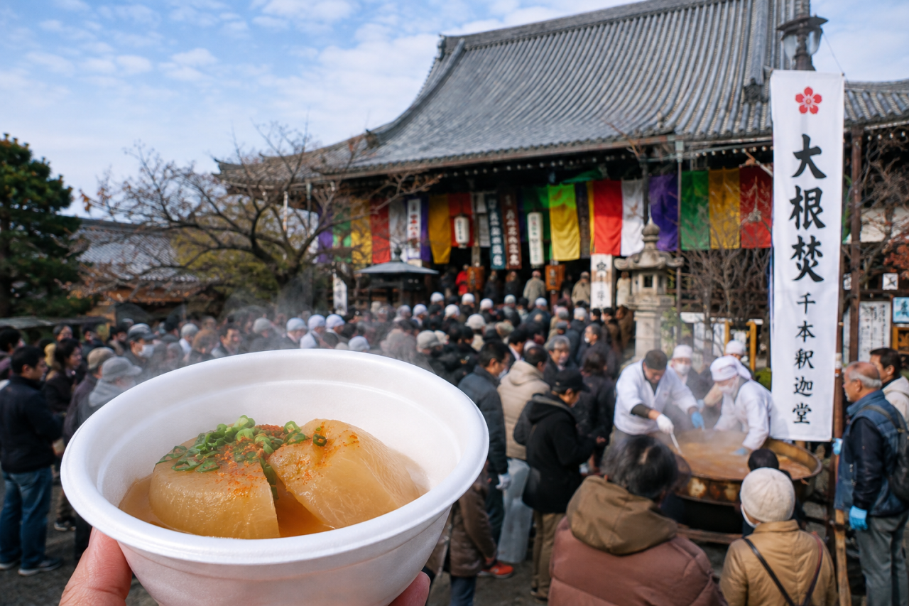 無病息災を願って京の風物詩大根焚きの旅