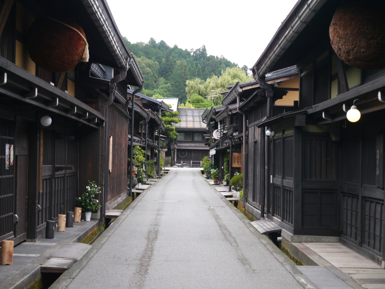 乗鞍　高山古い街並み